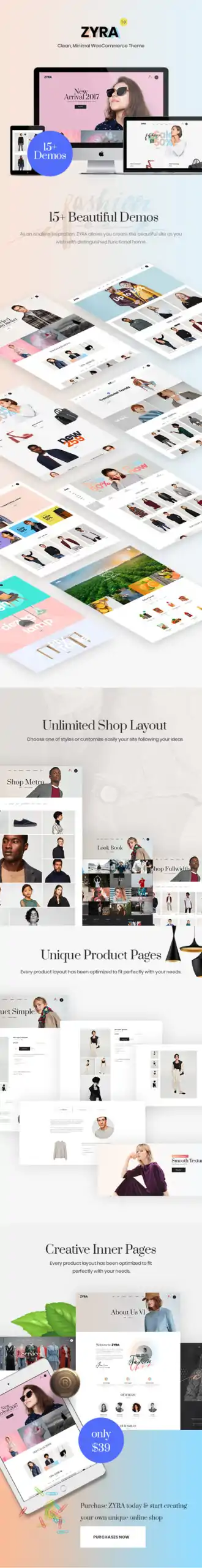 Zyra v1.2.4 NULLED - Clean, Minimal WooCommerce Theme