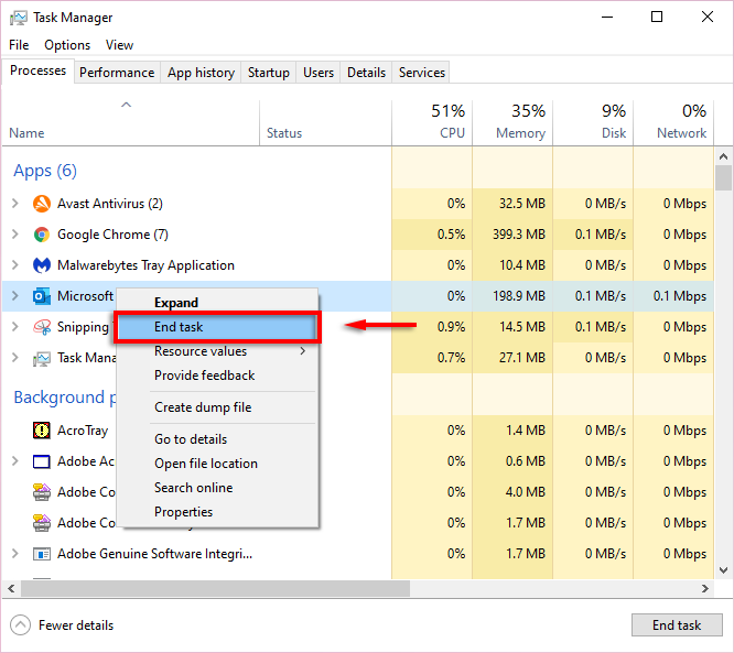 Cách sửa lỗi Tìm kiếm trong Outlook không hoạt động 2 Cách sửa lỗi Tìm kiếm trong Outlook không hoạt động