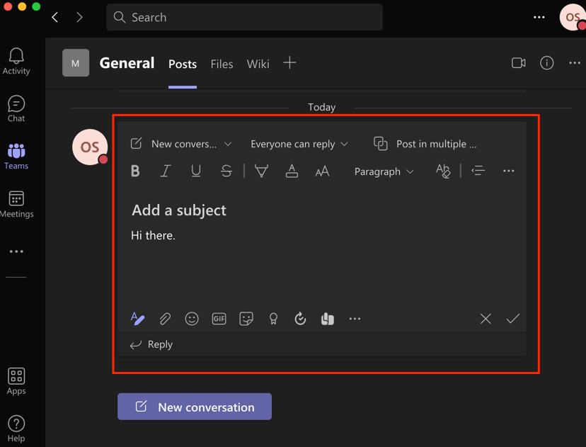 13 phím tắt tốt nhất cho Microsoft Teams 5 13 phím tắt tốt nhất cho Microsoft Teams
