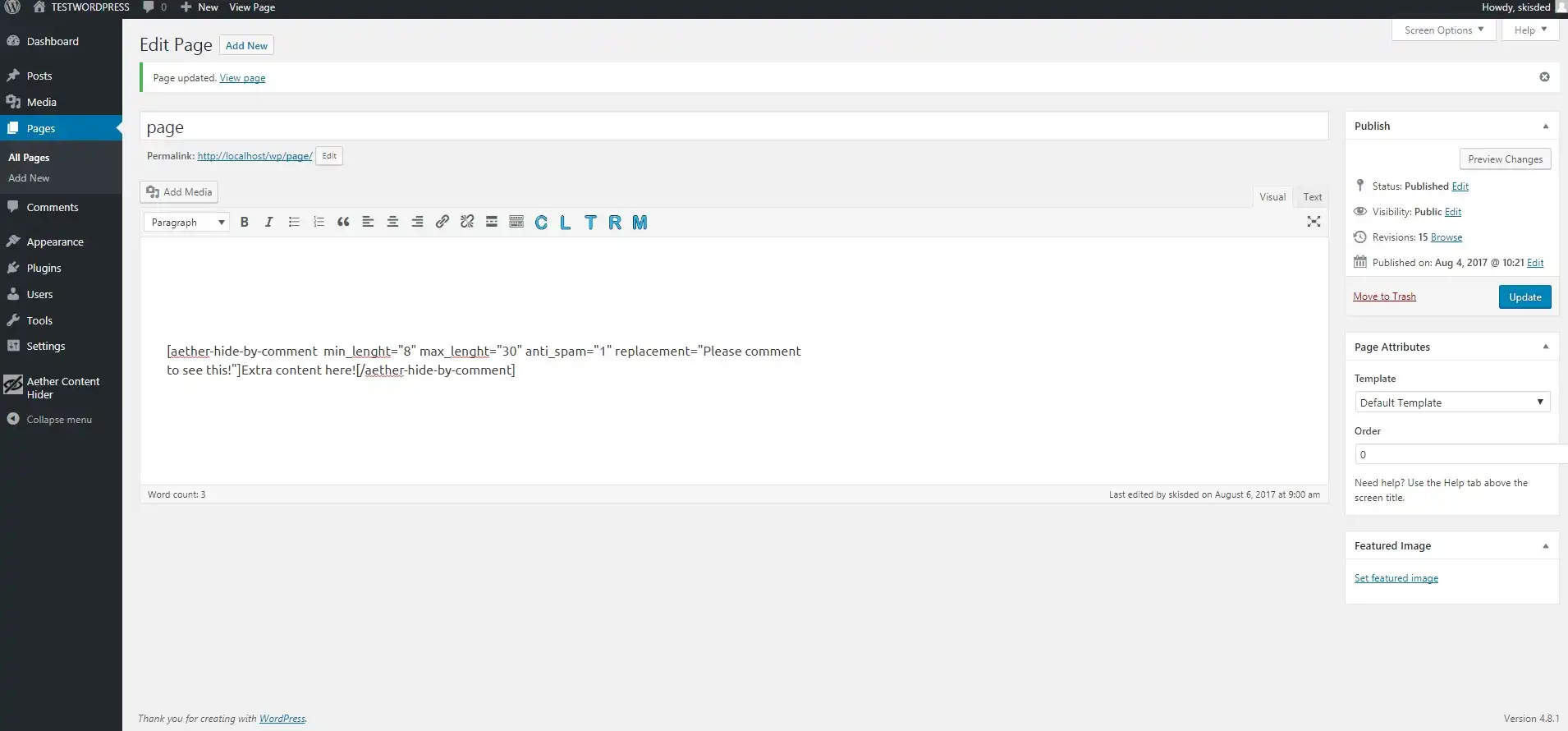Aether Content Hider Plugin for WordPress v1.2.0 NULLED 5 Aether Content Hider Plugin for WordPress 5