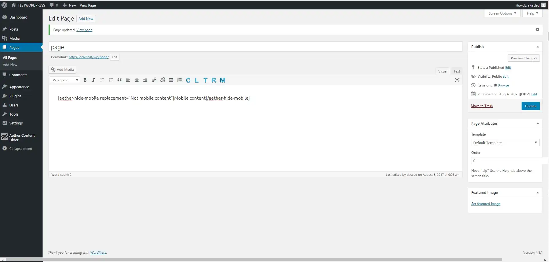 Aether Content Hider Plugin for WordPress v1.2.0 NULLED 7 Aether Content Hider Plugin for WordPress 7
