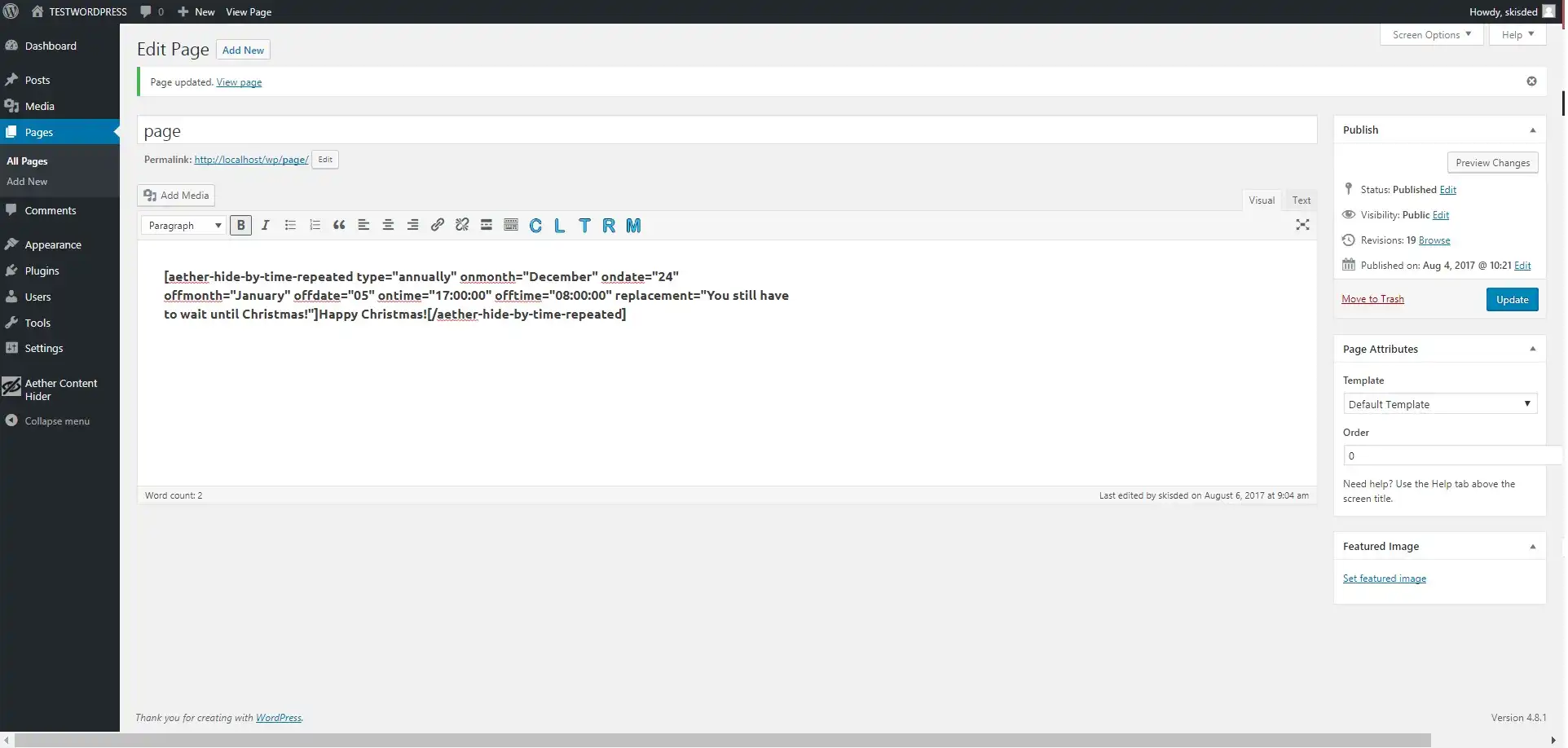 Aether Content Hider Plugin for WordPress v1.2.0 NULLED 9 Aether Content Hider Plugin for WordPress 9