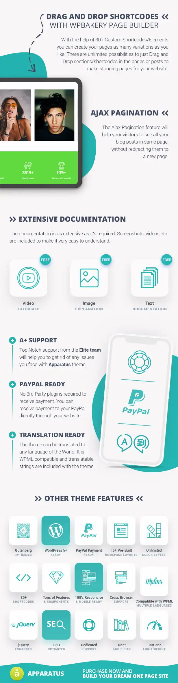 Apparatus - A Multi-Purpose One Page Saas and App Landing Theme 5
