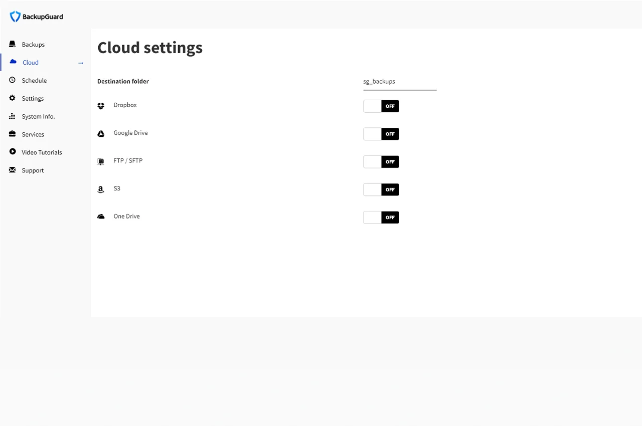 BackupGuard - WordPress Backup Plugin 2
