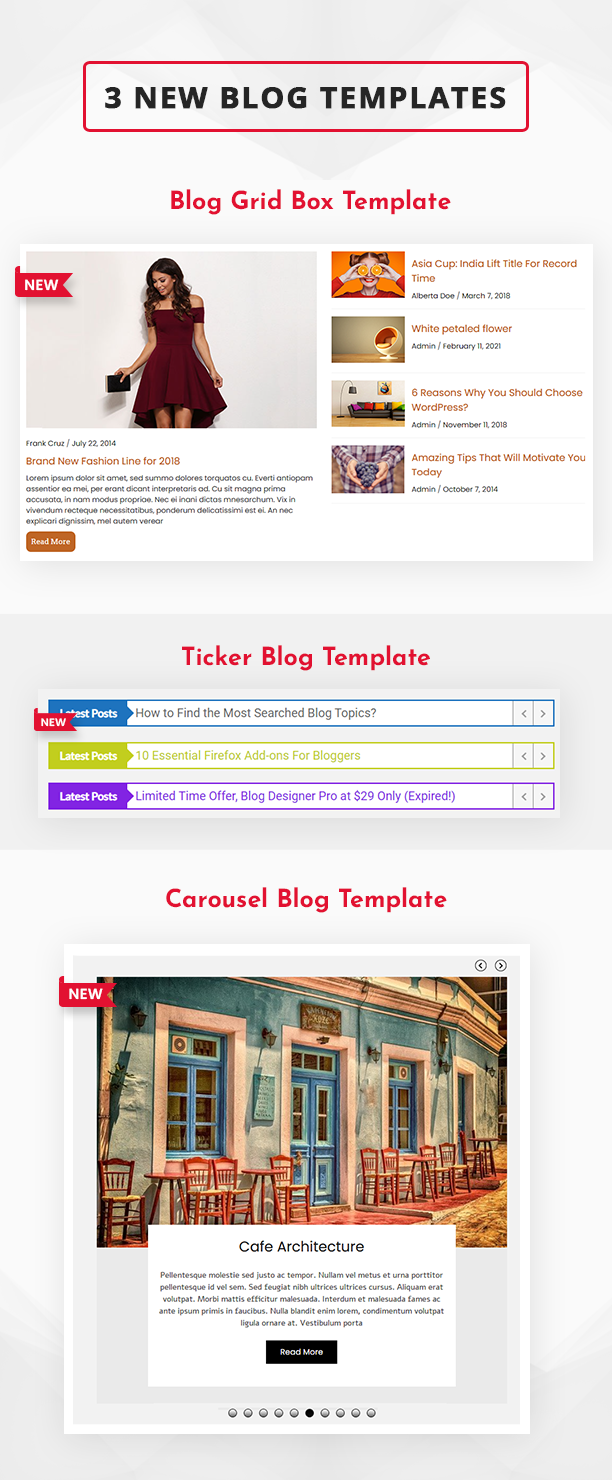 Blog Designer PRO for WordPress 2