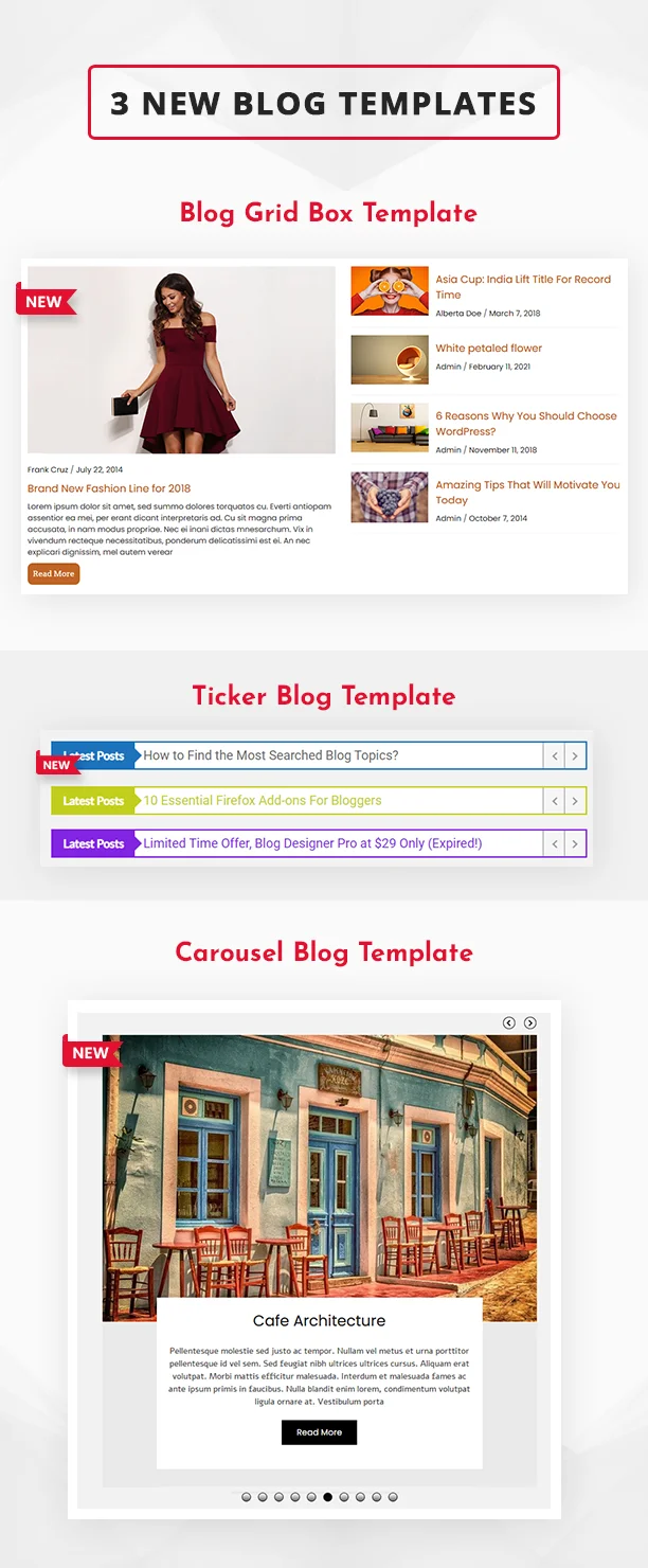 Blog Designer PRO for WordPress 2