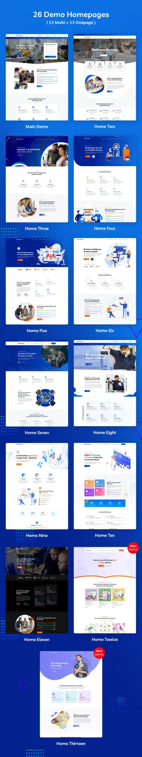 Braintech - Technology & IT Solutions WordPress Theme 3