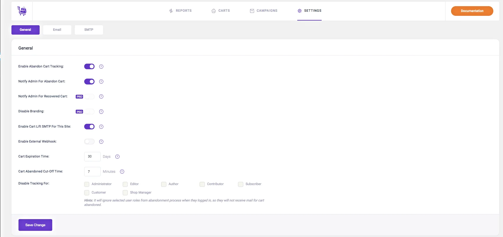 Cart Lift - Abandoned Cart Recovery for WooCommerce and EDD Pro 4