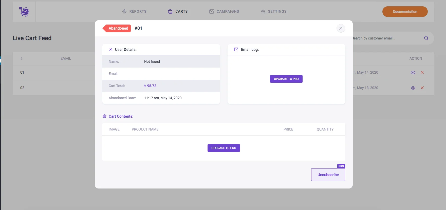 Cart Lift - Abandoned Cart Recovery for WooCommerce and EDD Pro 7