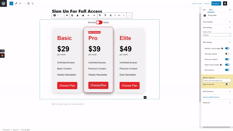 Easy Pricing Tables Premium Agency By Fatcatapps 1
