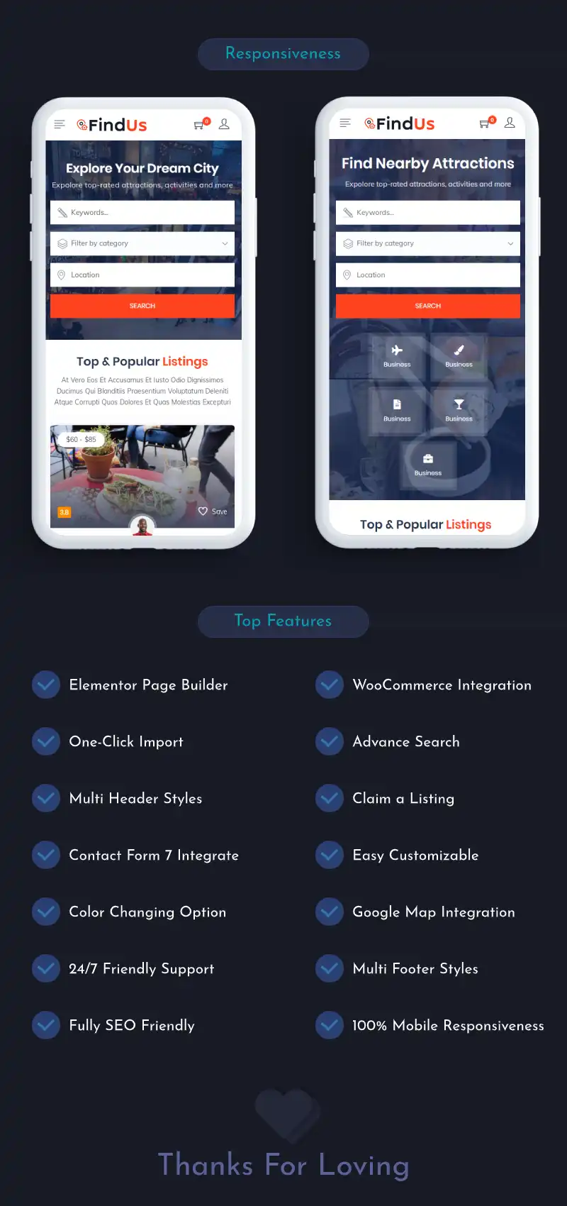 Findus - Directory Listing WordPress Theme 3