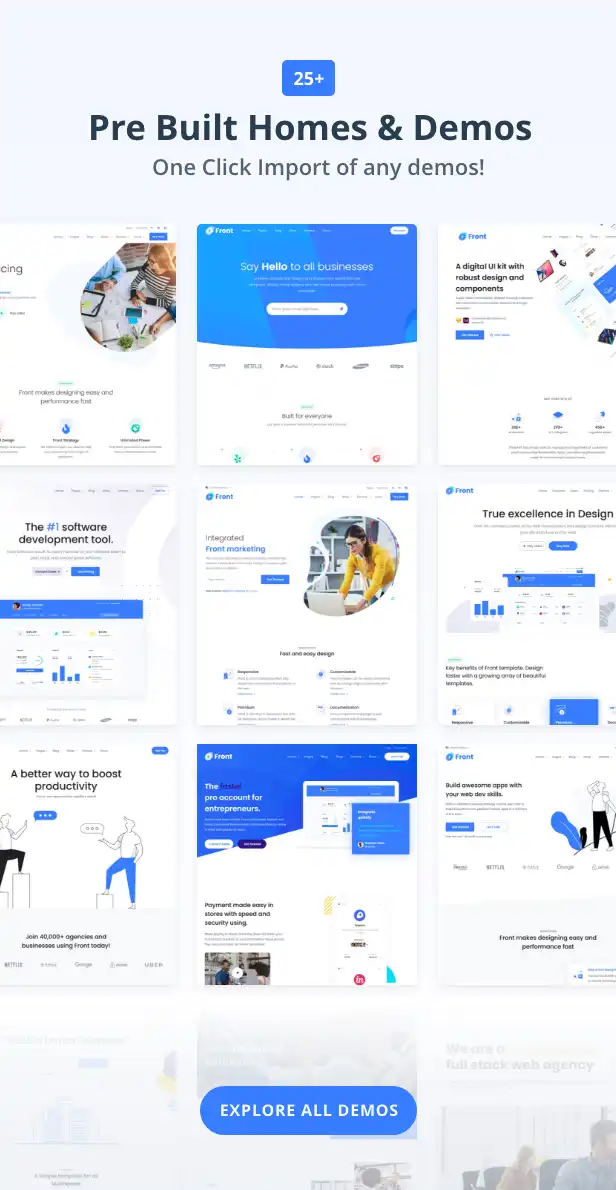 Front - Multipurpose Business WordPress Theme 3