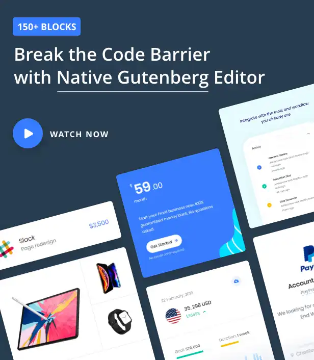 Front - Multipurpose Business WordPress Theme 4