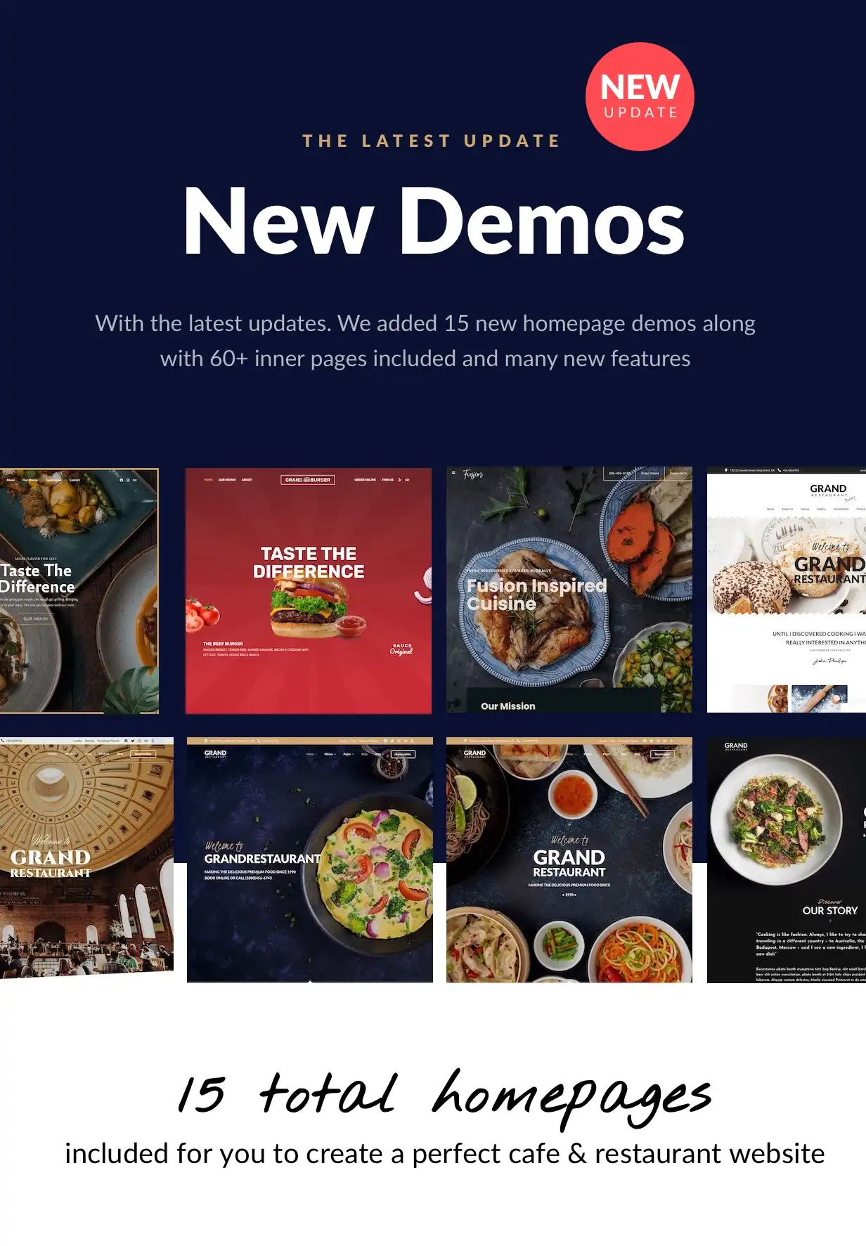 Grand Restaurant - WordPress Theme 1
