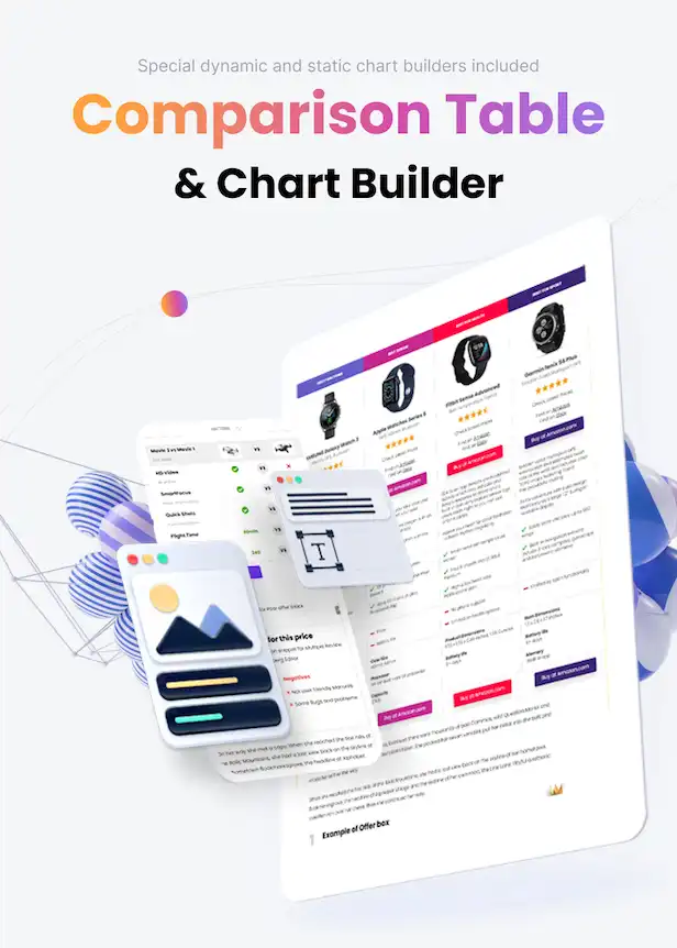 Gutencon - Marketing and SEO Booster, Listing Tables, Review Builder for Gutenberg 4