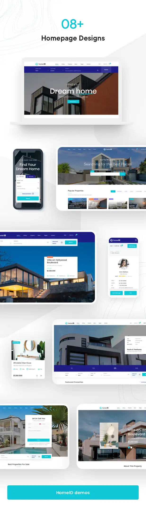 HomeID v1.4.6 NULLED - Real Estate WordPress Theme 6 HomeID - Real Estate WordPress Theme 6