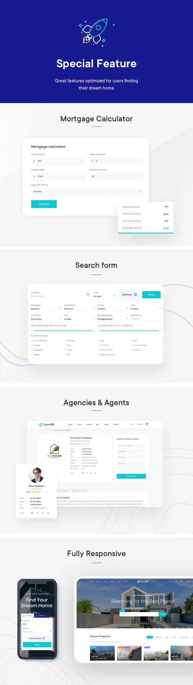 HomeID v1.4.6 NULLED - Real Estate WordPress Theme 9 HomeID - Real Estate WordPress Theme 9