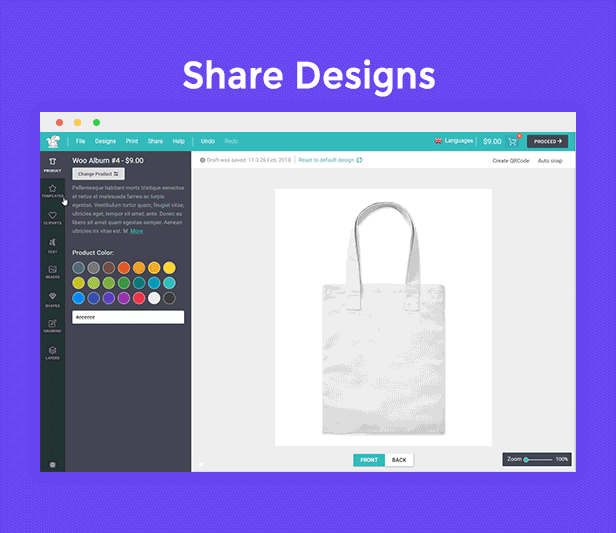 Lumise Product Designer WooCommerce WordPress 7