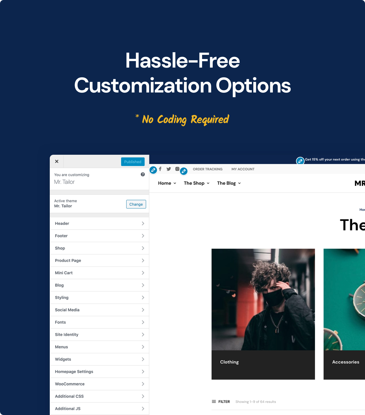 Mr. Tailor - eCommerce WordPress Theme for WooCommerce 4