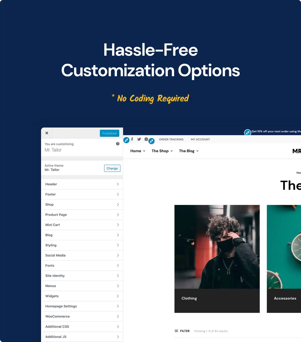Mr. Tailor - eCommerce WordPress Theme for WooCommerce 4