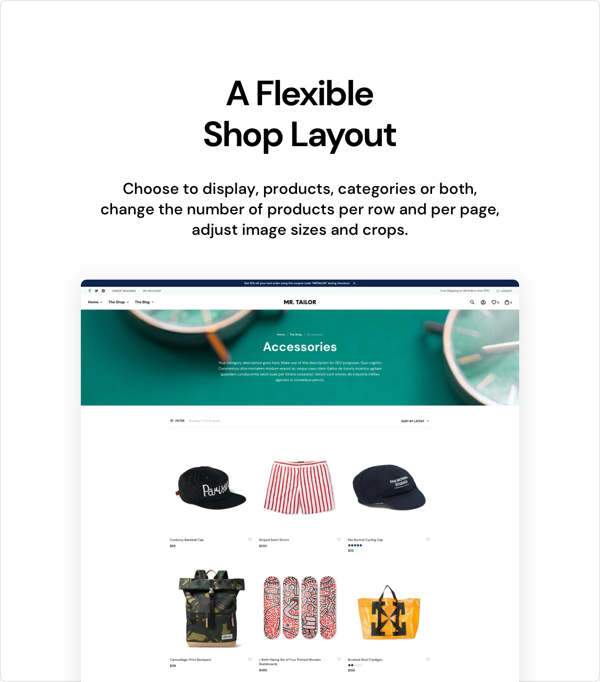 Mr. Tailor - eCommerce WordPress Theme for WooCommerce 7