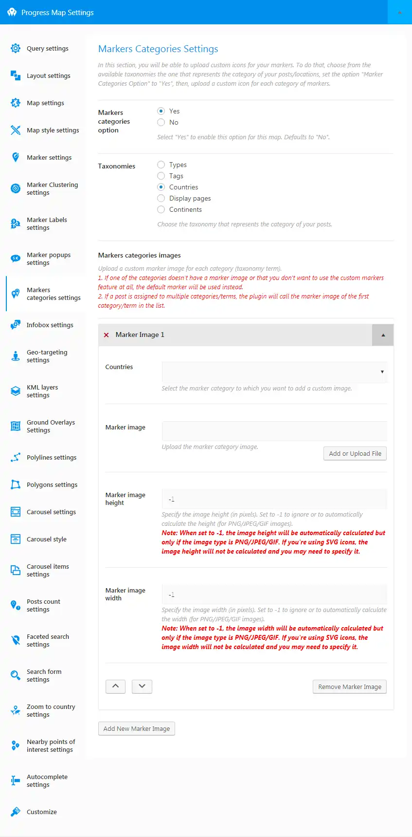 Progress Map WordPress Plugin 17