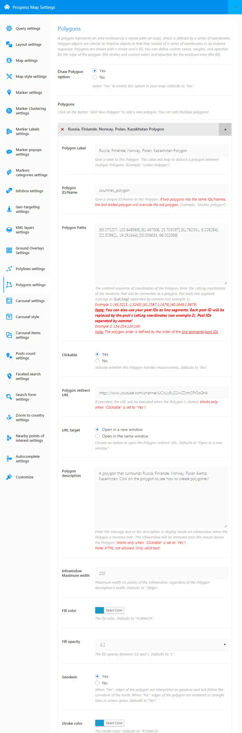Progress Map WordPress Plugin 3