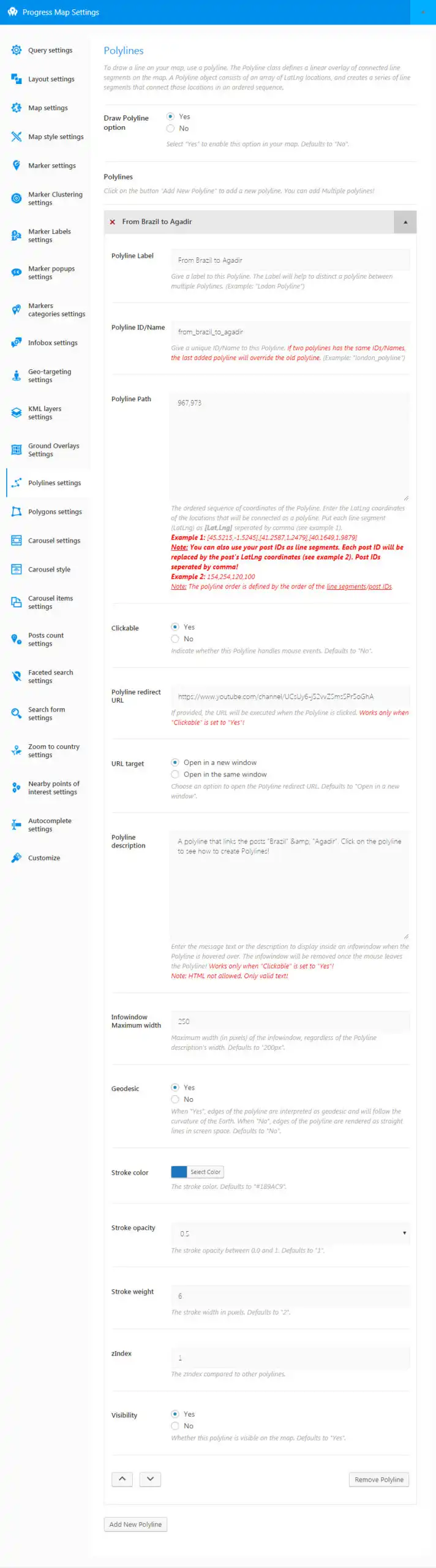 Progress Map WordPress Plugin 4