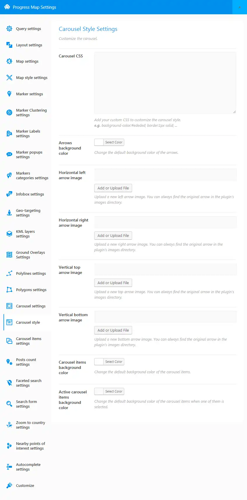Progress Map WordPress Plugin 9