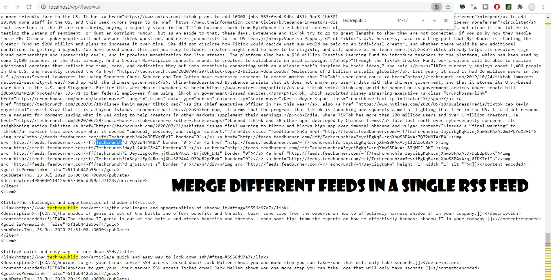 RSS Transmute - Copy, Translate, Spin, Merge RSS Feeds 4