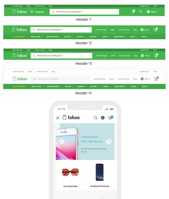 Tokoo - Electronics Store WooCommerce Theme for Affiliates, Dropship and Multi-vendor Websites 3