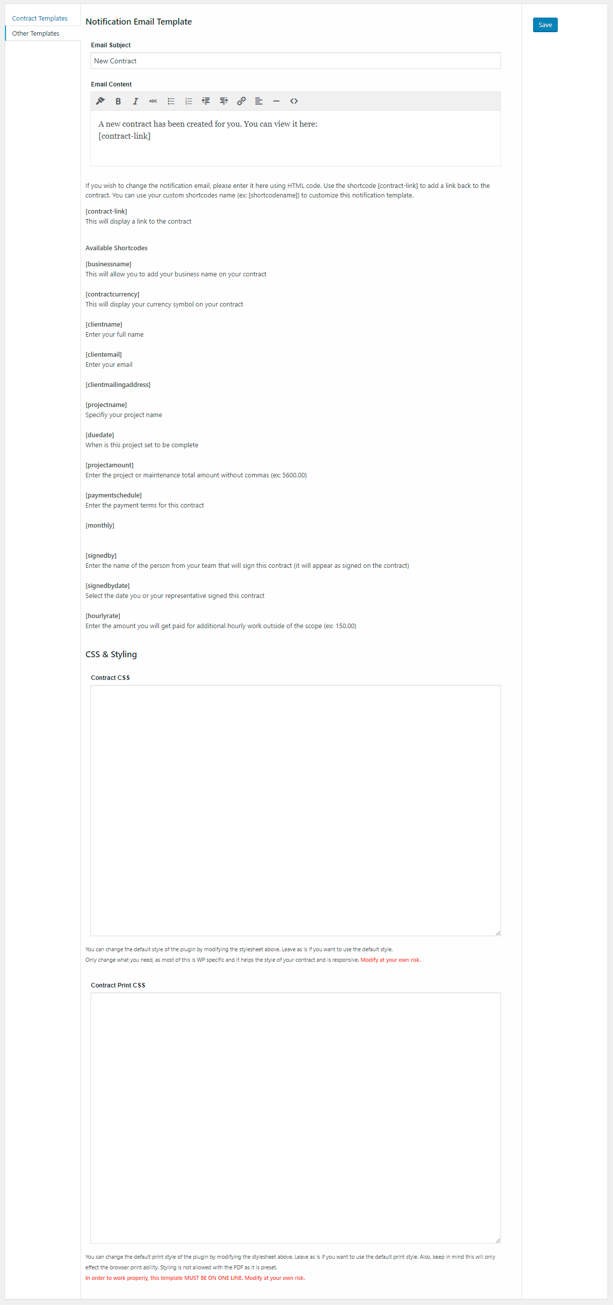 WP Online Contract 2