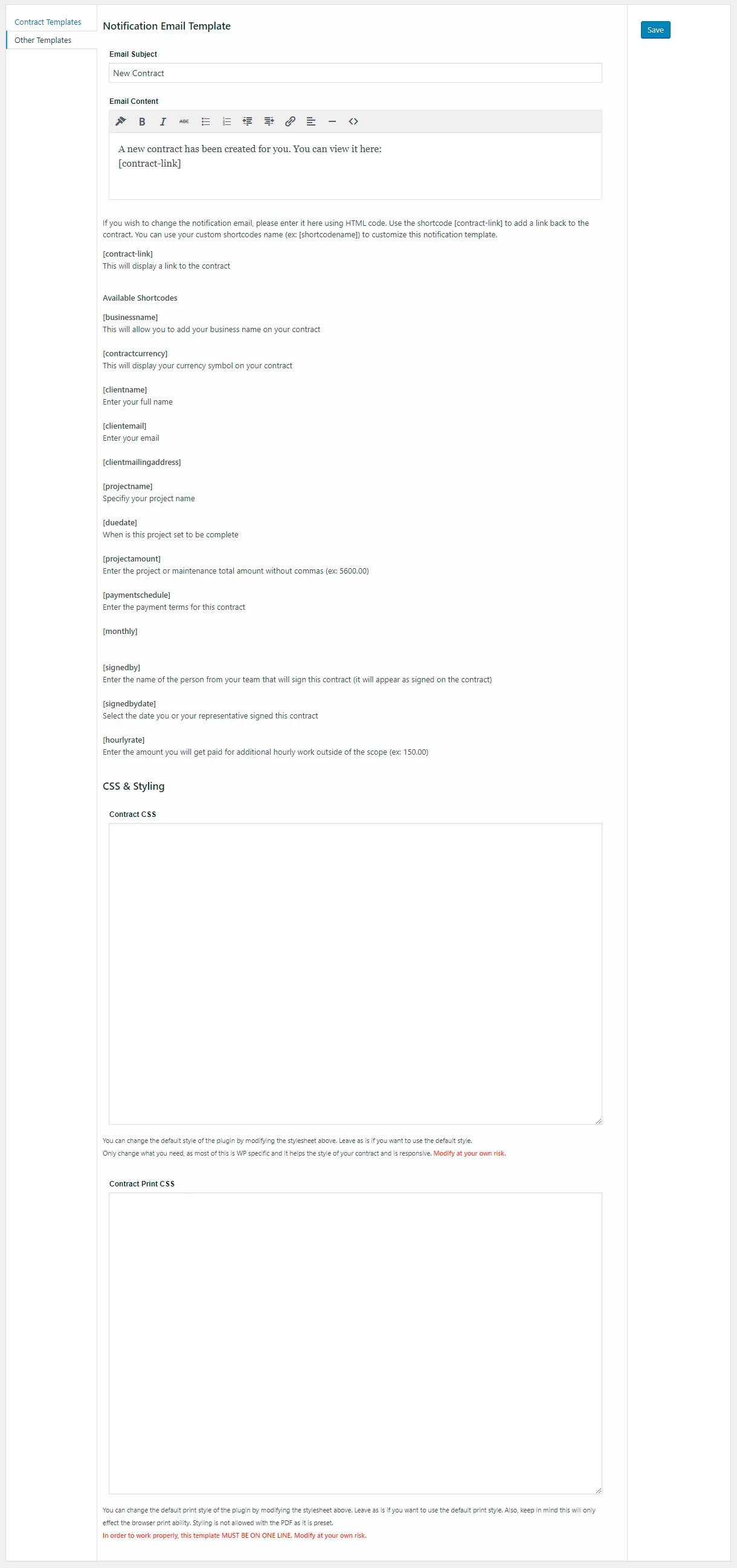WP Online Contract 2