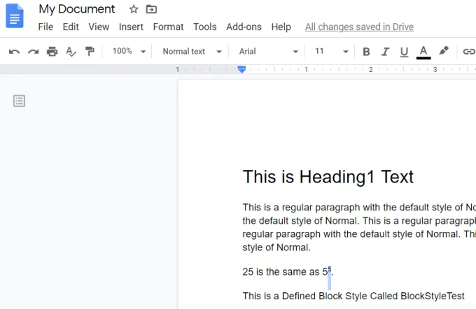 Cách thực hiện chỉ số và chỉ số trên trong Google Tài liệu 2 Cách thực hiện chỉ số và chỉ số trên trong Google Tài liệu