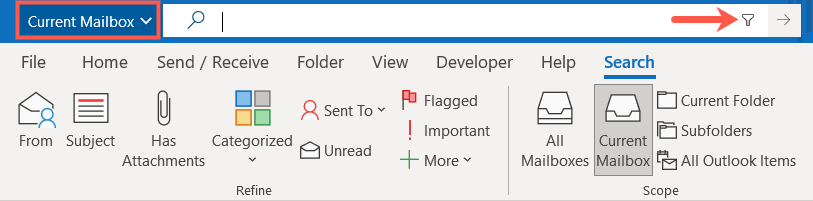 Cần xem email của bạn từ tuần trước? Cách tìm kiếm trong Outlook theo ngày 3 Cần xem email của bạn từ tuần trước? Cách tìm kiếm trong Outlook theo ngày