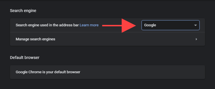 Cách thoát khỏi Yahoo Search trong Chrome 3 Cách thoát khỏi Yahoo Search trong Chrome