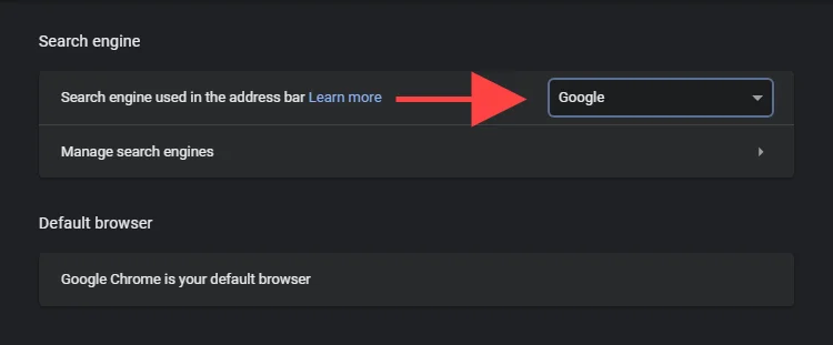 Cách thoát khỏi Yahoo Search trong Chrome 3 Cách thoát khỏi Yahoo Search trong Chrome