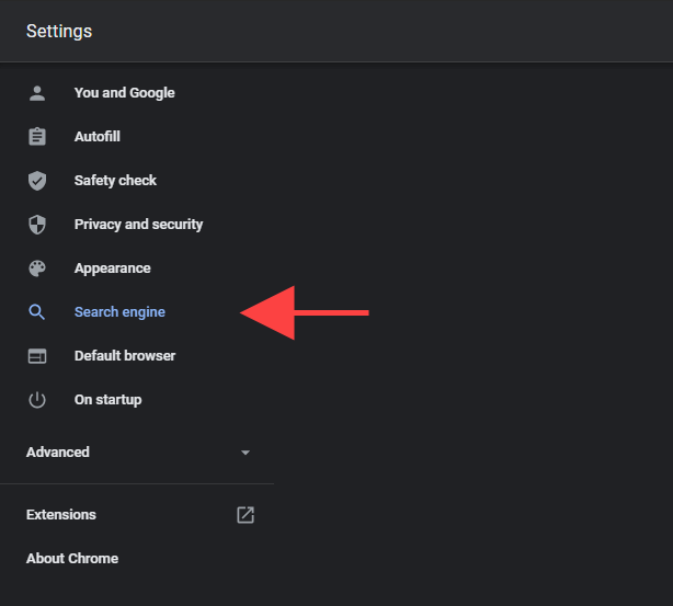Cách thoát khỏi Yahoo Search trong Chrome 2 Cách thoát khỏi Yahoo Search trong Chrome
