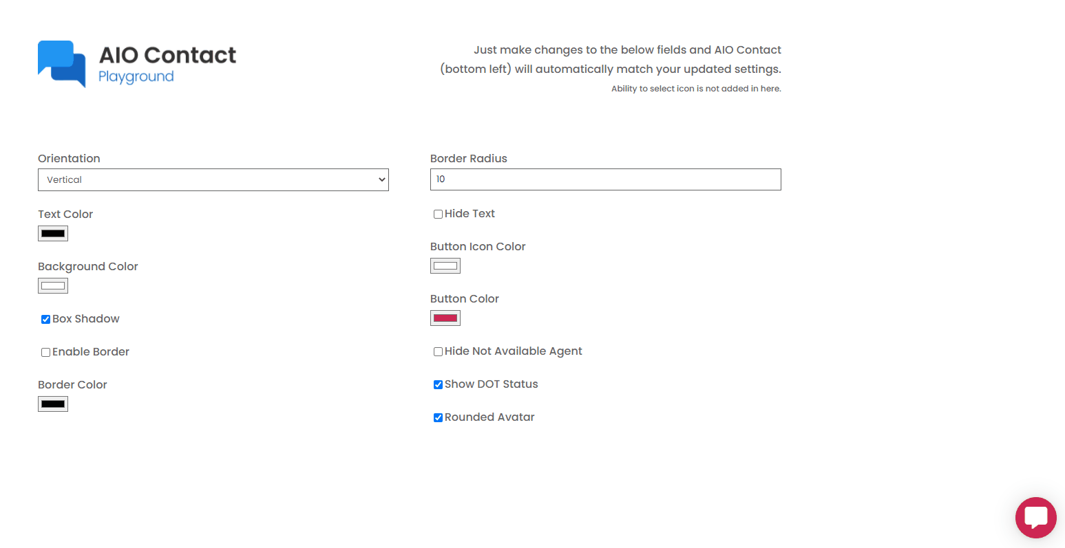 AIO Contact - All in One Contact Widget - Support Button 5