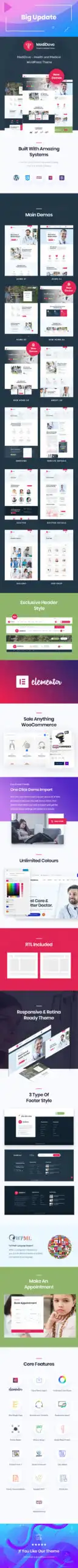 MediDove - Health & Medical WordPress Theme + RTL 3
