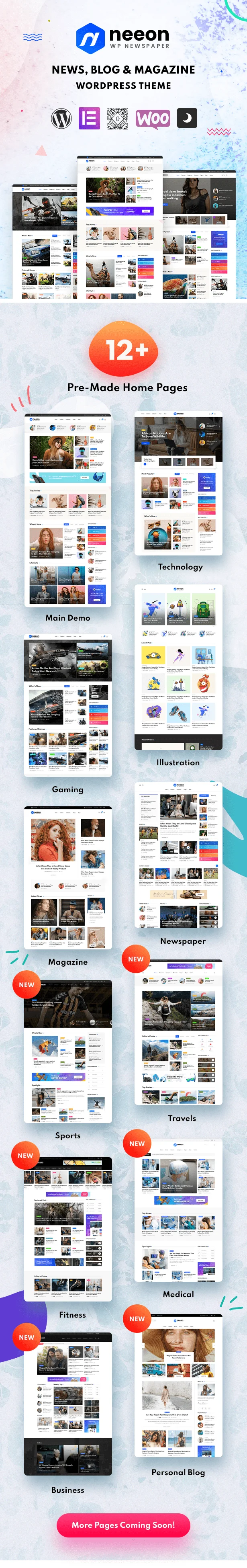 Neeon v2.1 NULLED - WordPress News Magazine Theme 1 Neeon - WordPress News Magazine Theme 1