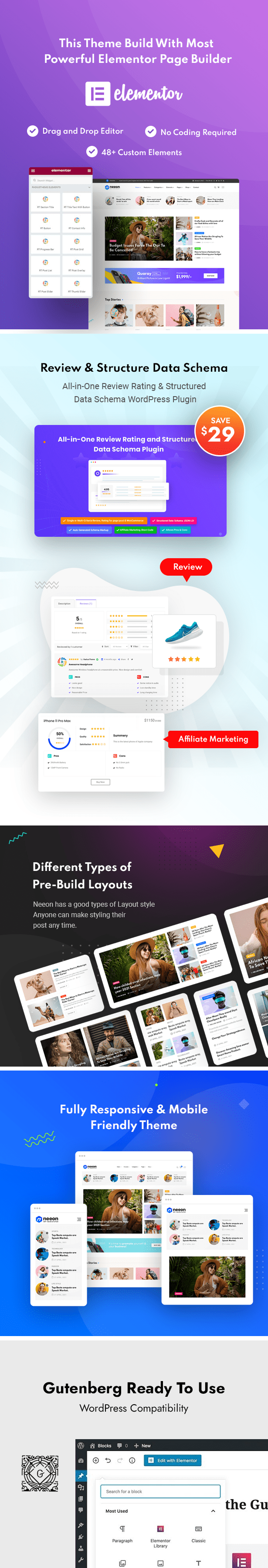 Neeon - WordPress News Magazine Theme 2