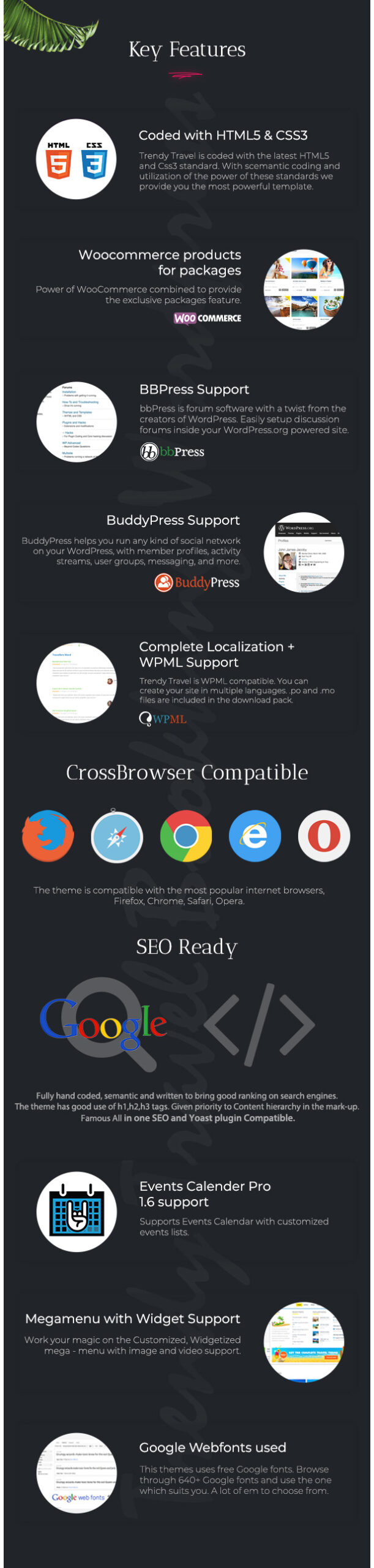 Trendy Travel - Tour Travel WordPress Agency Theme 2