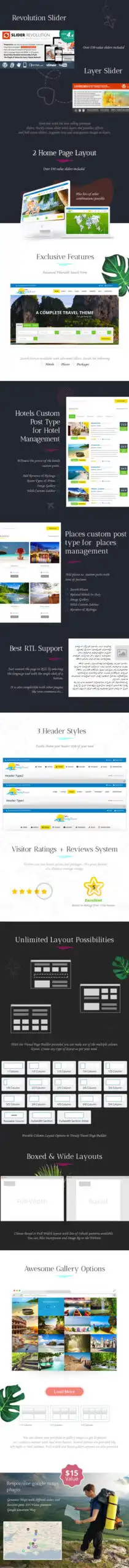 Trendy Travel v5.6 NULLED - Tour Travel WordPress Agency Theme 3 Trendy Travel - Tour Travel WordPress Agency Theme 3