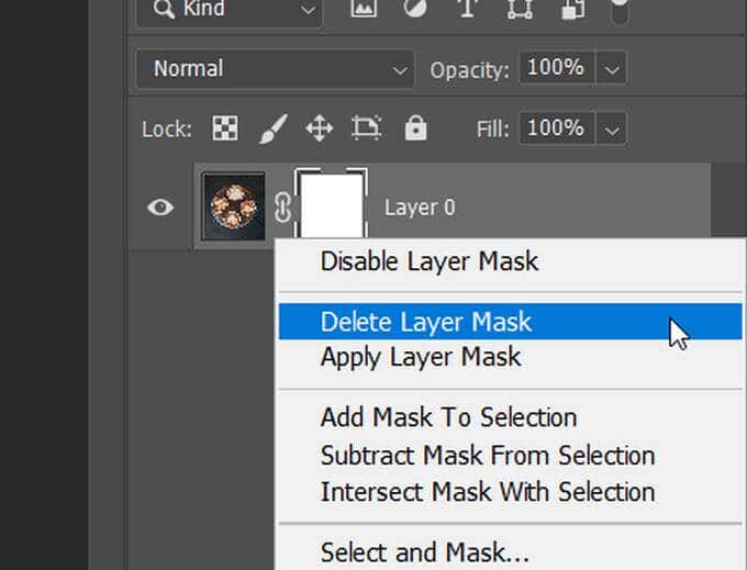4deletelayermask - Mẹo công nghệ trực tuyến Cách thêm mặt nạ trong Photoshop hình 3