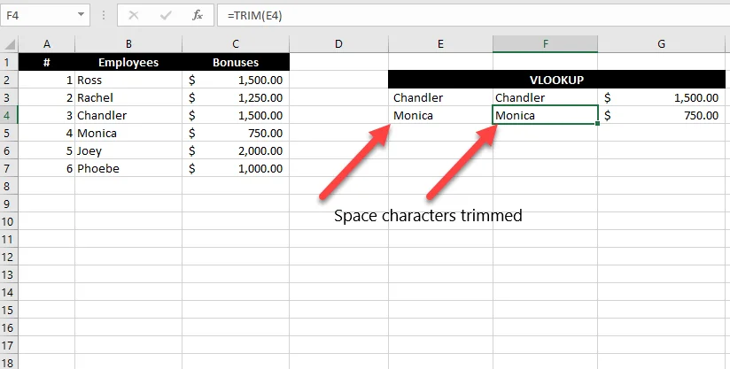 Cách sửa lỗi # N / A trong công thức Excel như VLOOKUP 5 Cách sửa lỗi # N / A trong công thức Excel như VLOOKUP