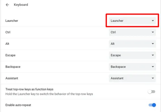 Cách bật Caps Lock hoặc Off trên Chromebook 14 Cách bật Caps Lock hoặc Off trên Chromebook