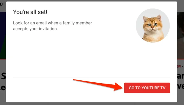 Cách thiết lập Chia sẻ trong gia đình trên YouTube TV 5 Cách thiết lập Chia sẻ trong gia đình trên YouTube TV
