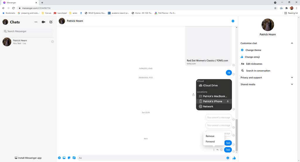 Cách xóa tin nhắn Facebook Messenger cho cả hai bên 5 Cách xóa tin nhắn Facebook Messenger cho cả hai bên