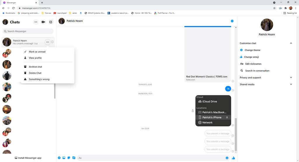 Cách xóa tin nhắn Facebook Messenger cho cả hai bên 15 Cách xóa tin nhắn Facebook Messenger cho cả hai bên